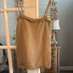 Ladies Linen Tank Size L